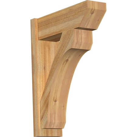 Ekena Millwork Legacy Slat Rough Sawn Outlooker, Western Red Cedar, 8"W x 24"D x 32"H OUT08X24X32LEC06RWR